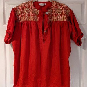 Paul & Joe Sister Gold Detail Top